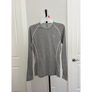Icebreaker Merino Long Sleeve Base Layer in Gray Size S